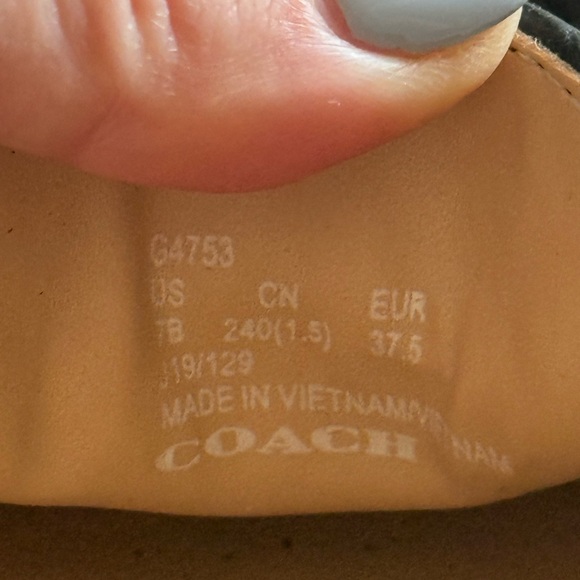 Coach Maegan Driver Haircalf Leopard Loafers Size 7B Natural EUC - Picture 10 of 13